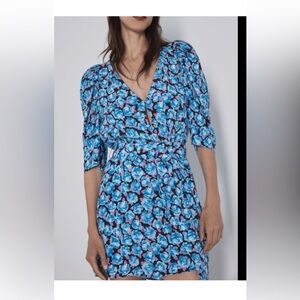 Zara belt mini dress